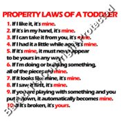 property laws of a toddler